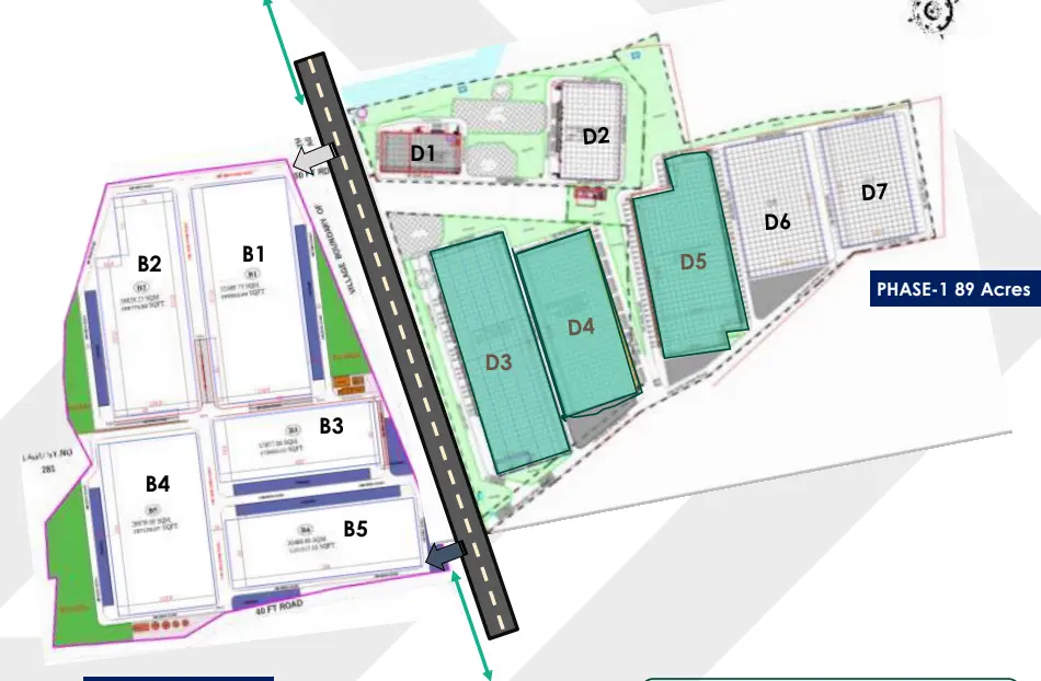 80,000 sqft warehouse in Bengaluru, Karnataka