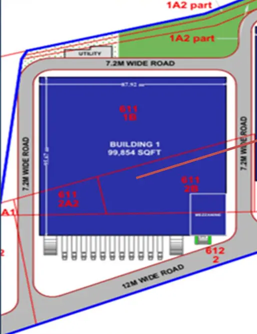 99,854 sqft warehouse in Hosur, Tamil Nadu