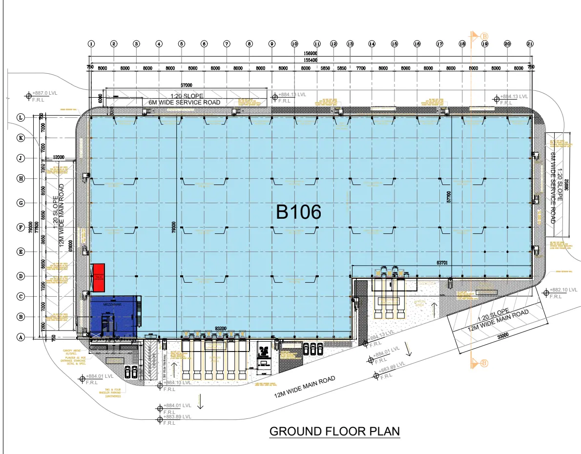88,156 sqft warehouse in Hosur, Tamil Nadu
