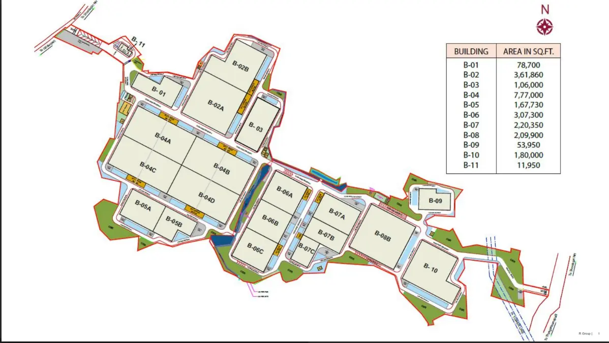 84,377 sqft warehouse in Hosur, Tamil Nadu