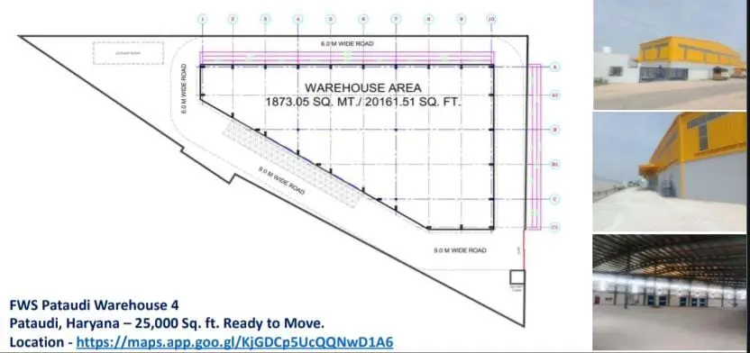 23,150 sqft warehouse in Gurugram, Haryana