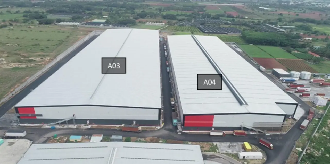 190,000 sqft warehouse in Hosur, Tamil Nadu
